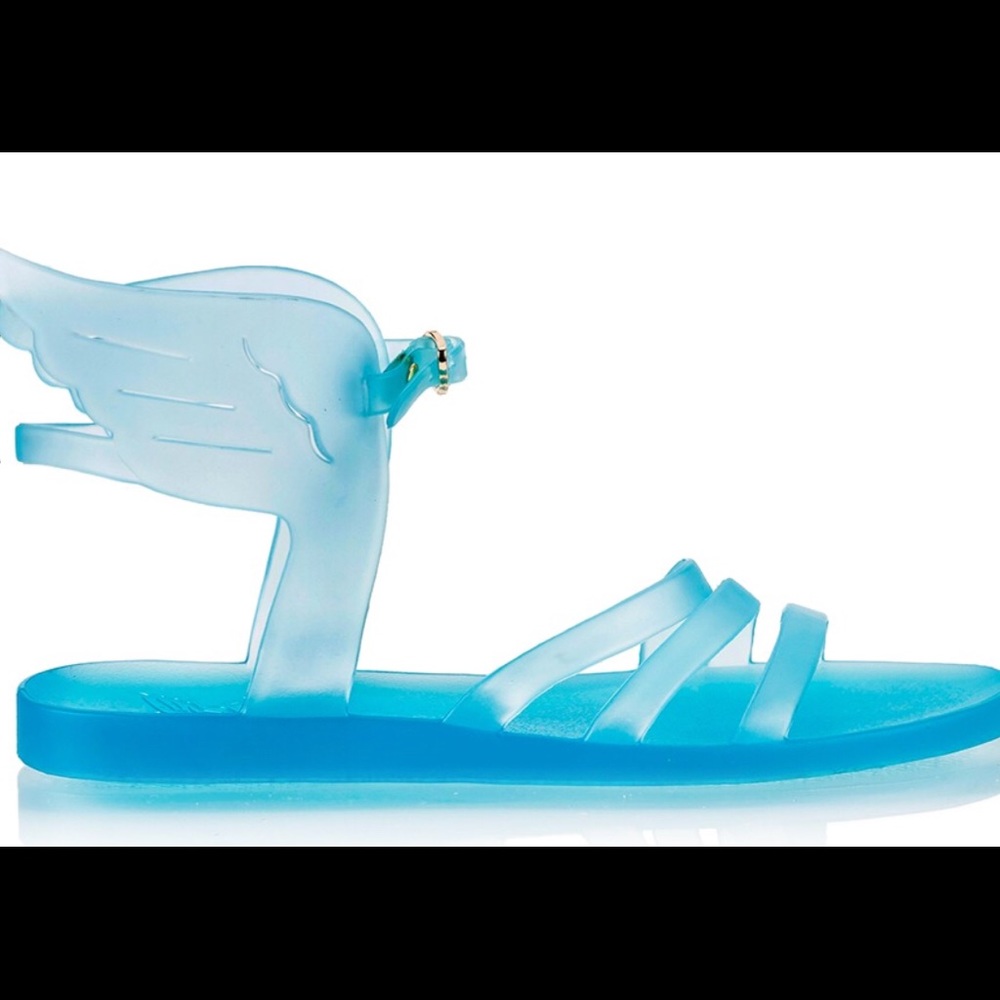 💎Ancient Greek Sandals Clear Blue